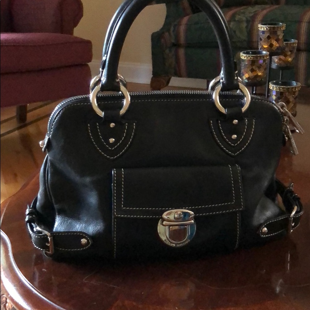 Marc Jacobs Black Calf Leather Bag